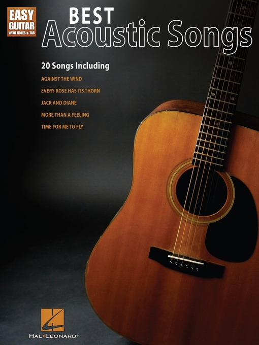 Title details for Best Acoustic Songs for Easy Guitar (Songbook) by Hal Leonard Corp. - Available